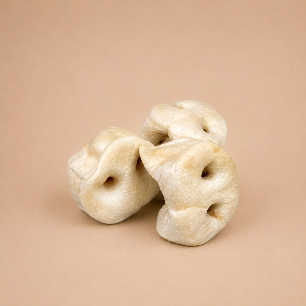 Groins de porc soufflés
