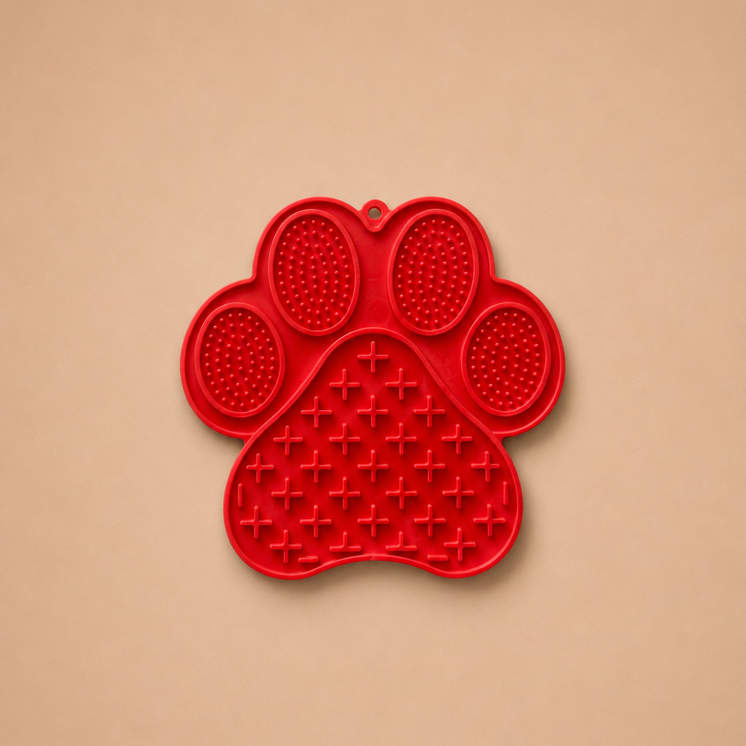 Tapis de léchage - Rouge